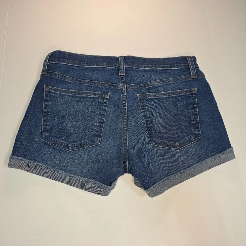 ✨ J.Crew Trademark Denim Dark Wash Cuffed Shorts - 28 ✨ Sz 28/6